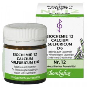 BIOCHEMIE 12 Calcium sulfuricum D 6 Tabletten