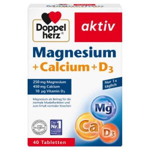 DOPPELHERZ Magnesium+Calcium+D3 Tabletten