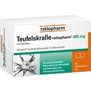 TEUFELSKRALLE-RATIOPHARM Filmtabletten