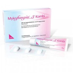 MYKOFUNGIN 3 Kombi 200 mg Vaginaltab.+10 mg/g Cre.